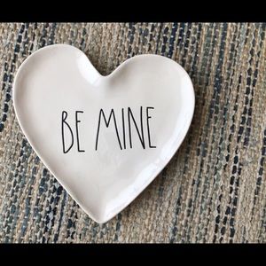 Rea Dunn “Be Mine” heart shaped plate